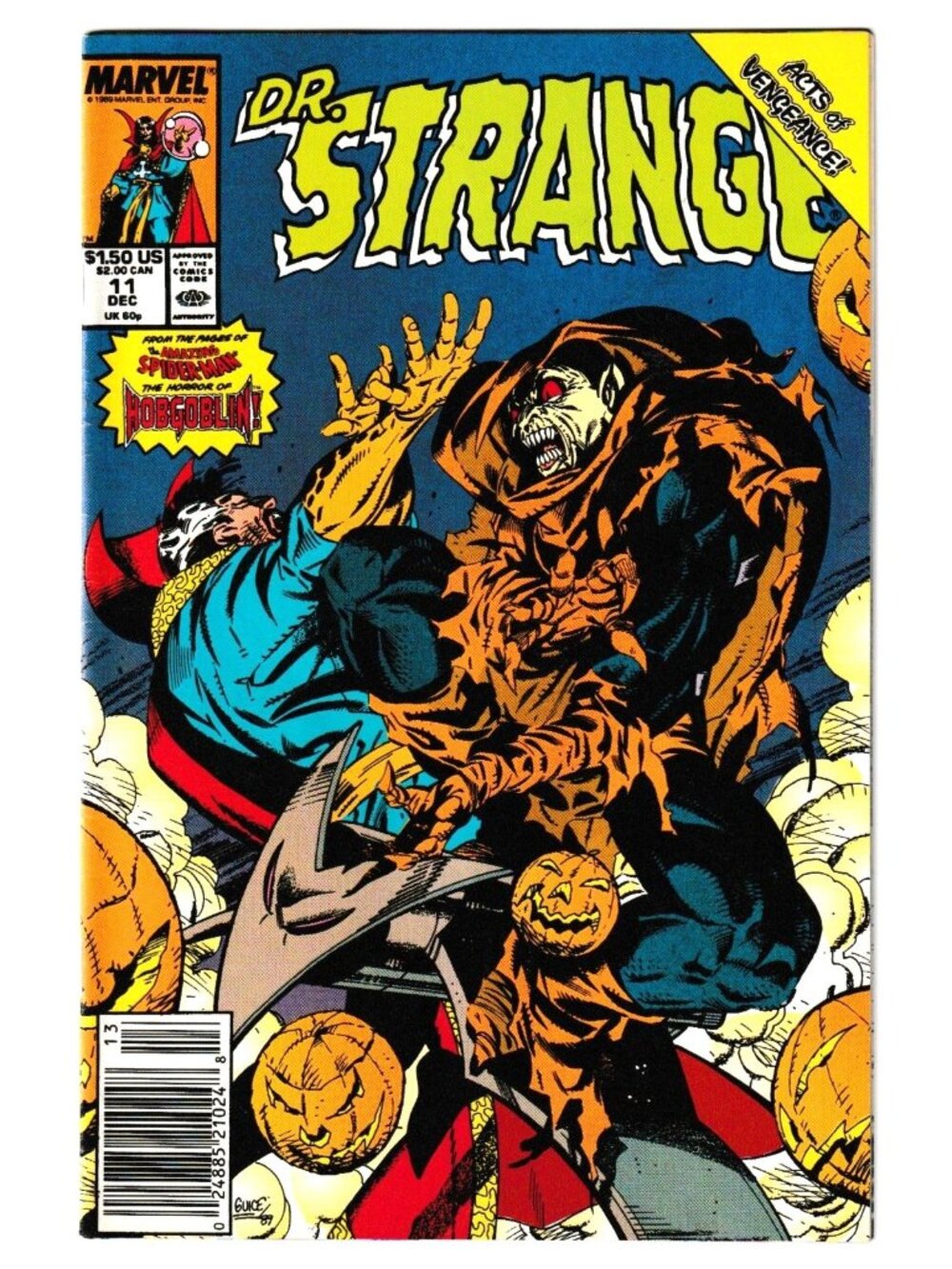 Marvel Comics Book Doctor Strange Sorcerer Supreme #11 Acts of Vengeance
